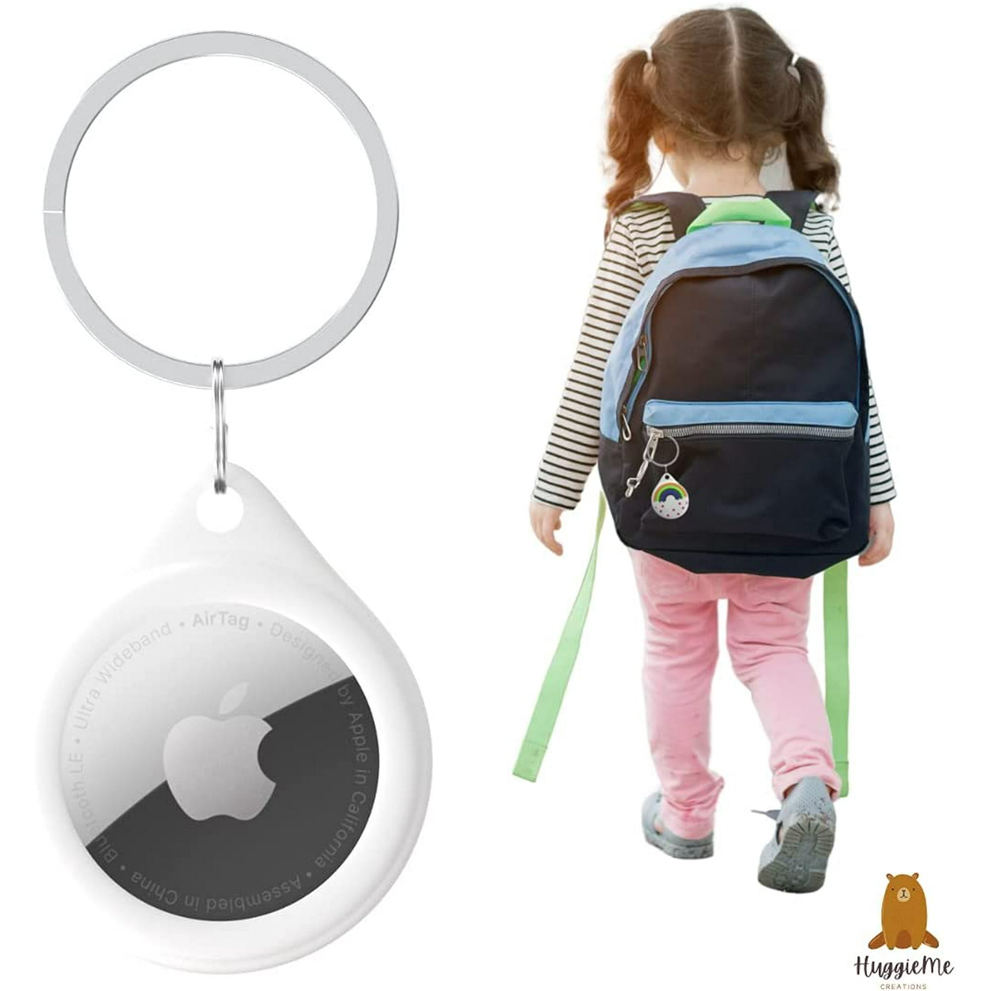 Dog and cat HuggieMe Silicone Protective Case for Apple Airtag Fun Design for Kids Waterproof Cover with Key Chain Pets Dog and cat HuggieMe Silicone Protective Case for Apple Airtag Fun Design for Kids Waterproof Cover with Key Chain Pets